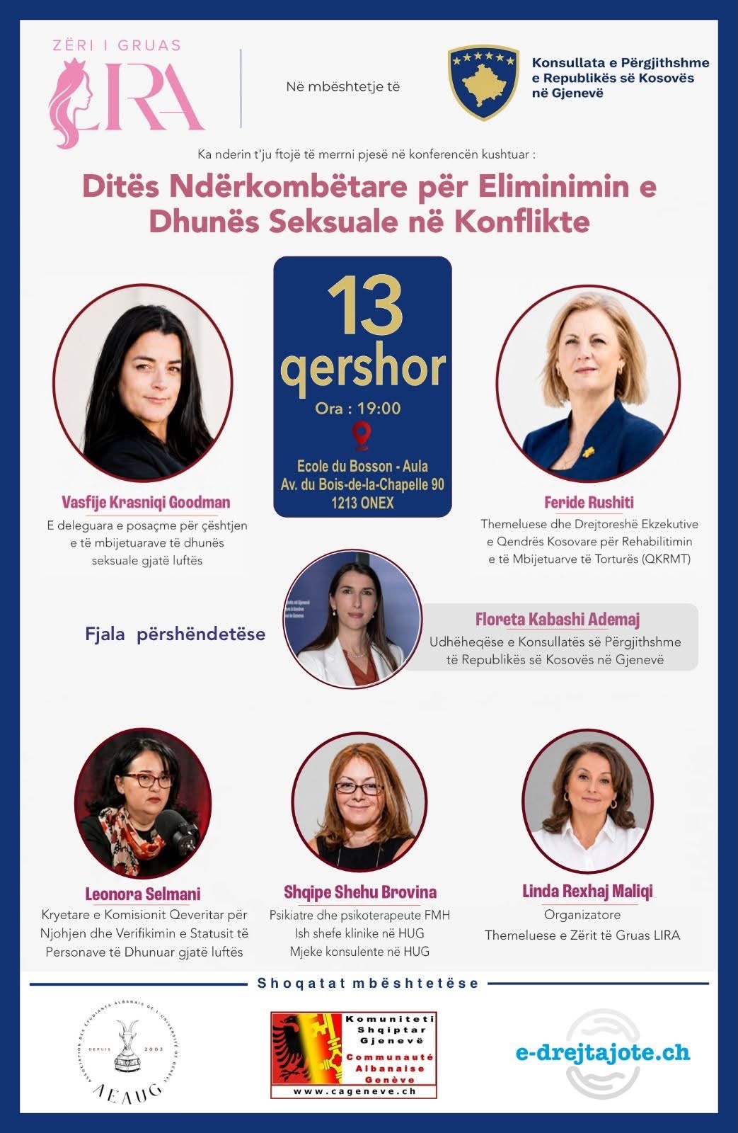 Konferencë Eliminimi i Dhunës Seksuale në Konflikte