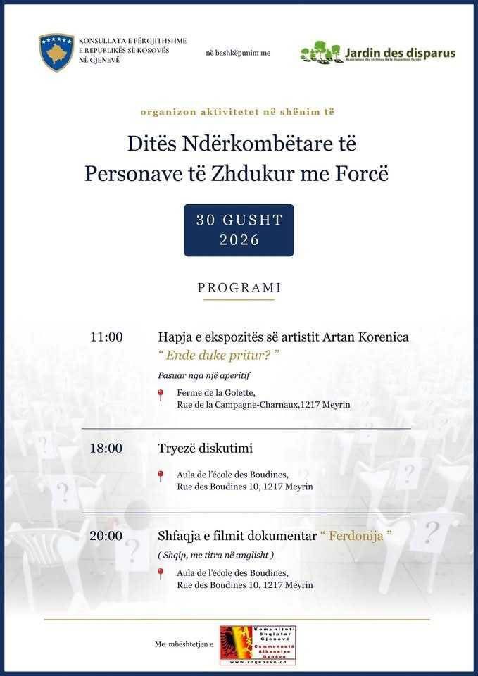 Dita Ndërkombëtare e Personave të Zhdukur me Forcë